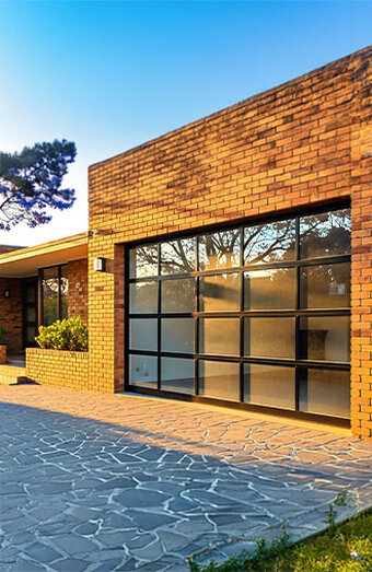 Clear Glass Garage Install